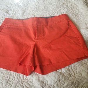 Banana Republic orange Hampton fit shorts